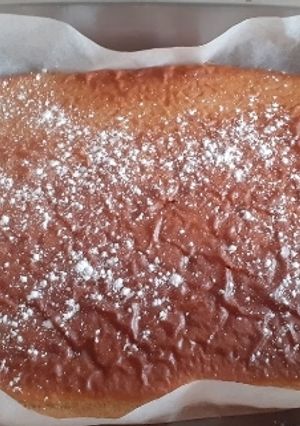 Una foto de Bizcocho de yogur de galletas