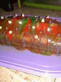 Budín multicolor
