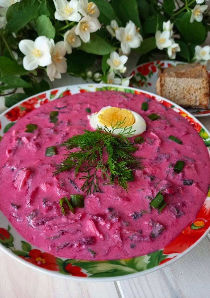 Литовський холодний борщ