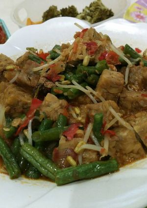 Foto resep Tumis kacang panjang tempe toge