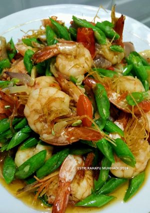 Foto resep Tumis Buncis Udang Peci