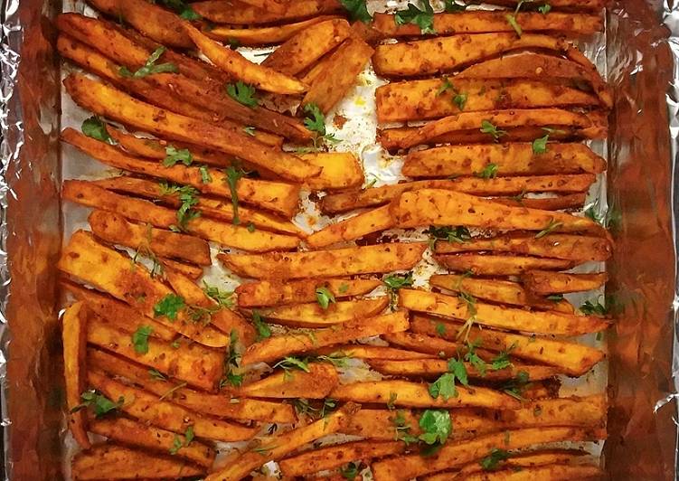 Recipe of Ultimate Baked Sweet Potatoes