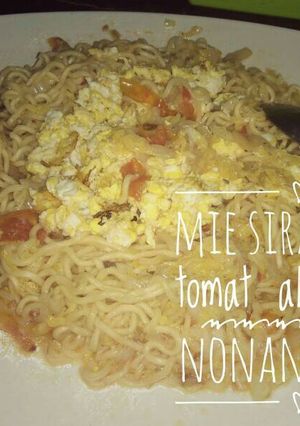 Foto resep Mie siram saos tomat