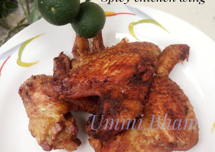 Resep Spicy Chicken Wings Yang Lezat