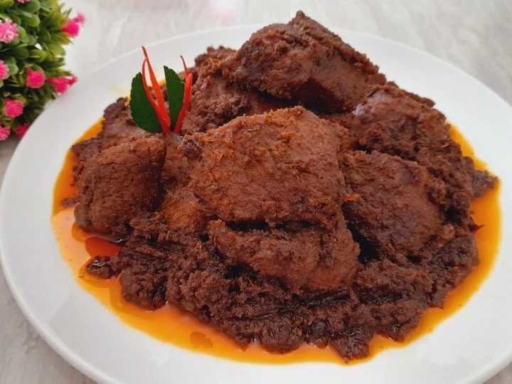 Langkah Mudah untuk Membikin Resep Rendang daging yang Bisa Manjain Lidah Anti Ribet, Lezat Sekali
