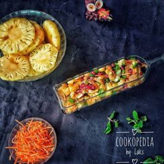A picture of Pineapple salsa salad.
