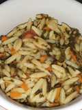 Orzo cu legume și spanac