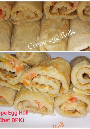 A picture of Crepe Egg Roll.