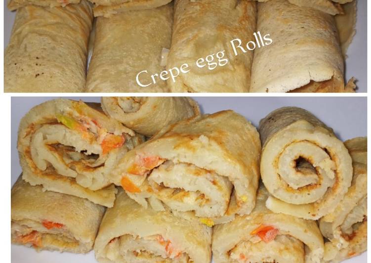 How to Prepare Appetizing Crepe Egg Roll | Easy Recipe For Two