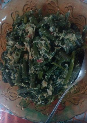 Foto resep Urab kangkung dan kacang panjang