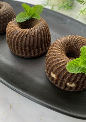 Foto resep Mini Bolu Ketan Hitam Keju