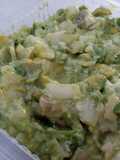 Ensalada de alcachofas con palta y palmito manjar