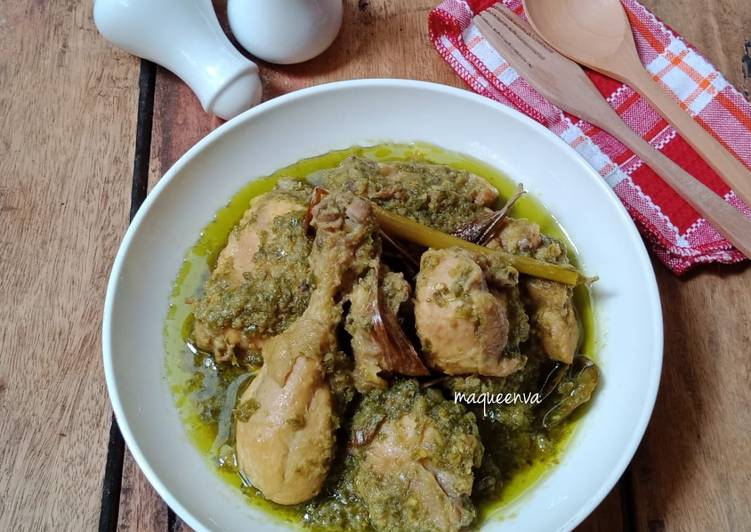 Resep Ayam masak hijau/Ayam Lado Mudo 🍗 yang Menggugah Selera