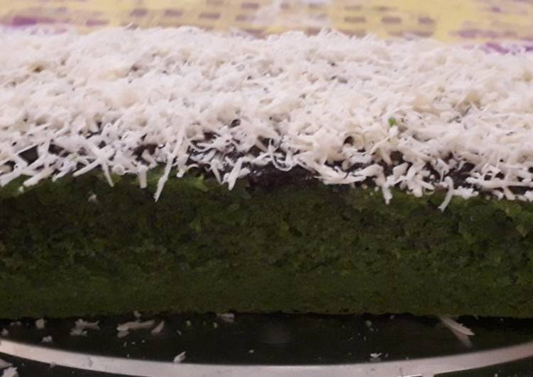 Bolu susu pandan Lembang kukus