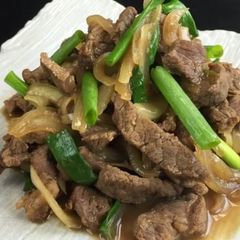 A picture of Beef bulgogi.