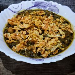Dhaba style spicy mixed dal (with and without egg) A picture of Dhaba style spicy mixed dal (with and without egg).