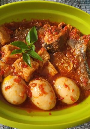 Foto resep Bandeng, Tahu & telor bumbu bali