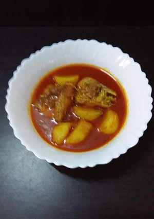 রুই মাছের কালিয়া (rui macher kalia recipe in Bengali) রেসিপির প্রধান ছবি