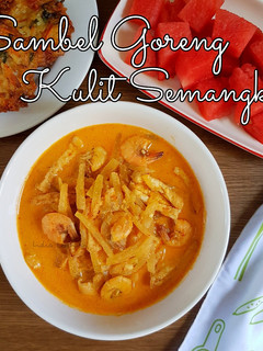 Foto resep Sambal Goreng Kulit Semangka - Udang-Tahu