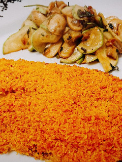 Foto de Tilápia na crosta de parmesão