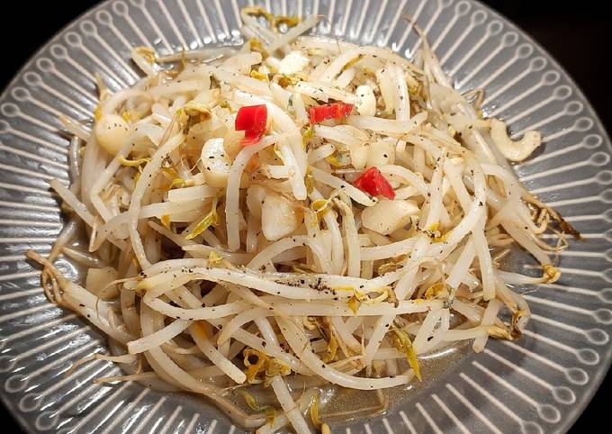 577 發表的黑胡椒炒豆芽菜 鐵板燒風味 食譜 Cookpad