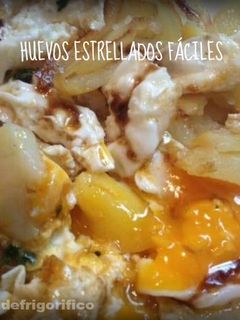 Una foto de Huevos estrellados fáciles