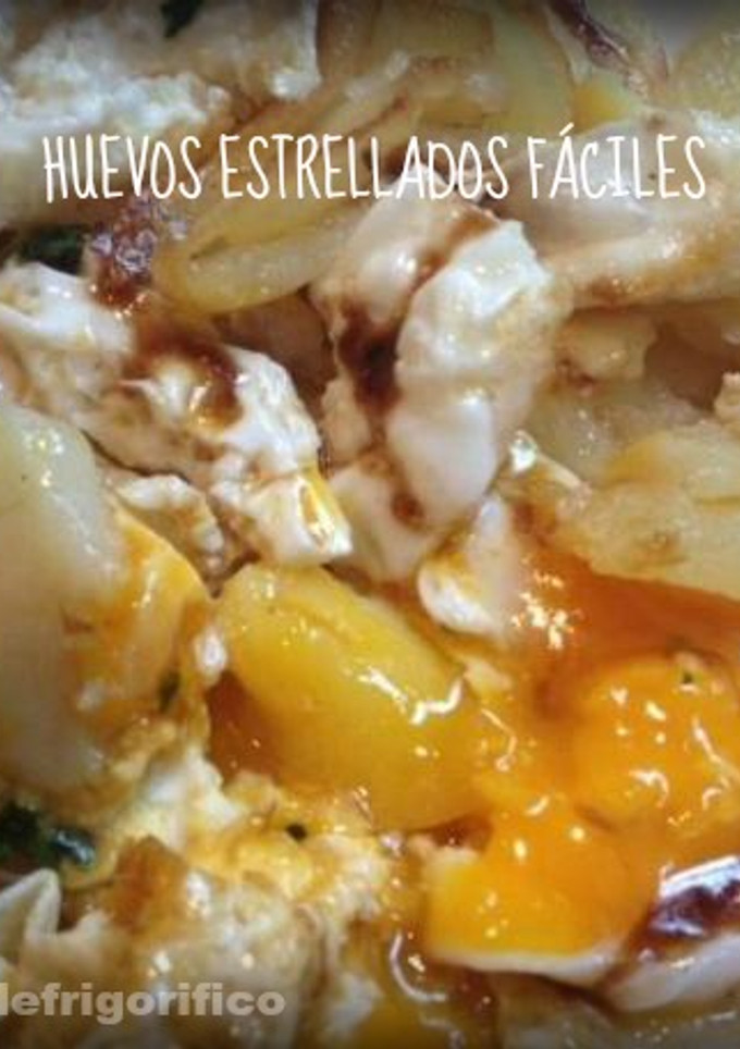 Una foto de Huevos estrellados fáciles