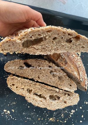 A picture of Oat & multi seed Sourdough Bread.
