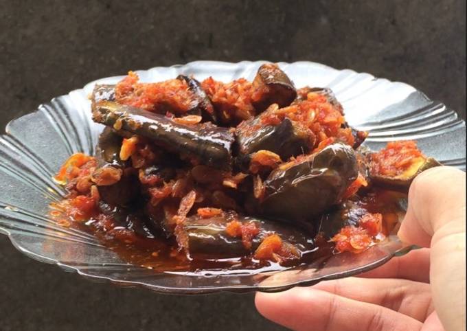 Resep Sambel Terong Ungu &amp; Ebi #dapurahlia yang Menggugah Selera