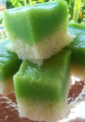 Foto resep Kue talam / serimuka pandan ketan