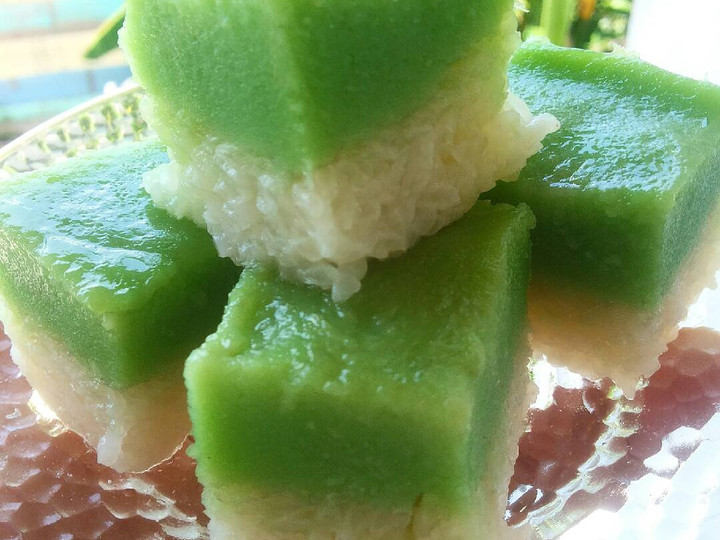 Anti Ribet, Buat Kue talam / serimuka pandan ketan Yang Sederhana