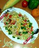 Pasta-corn salad 🥗