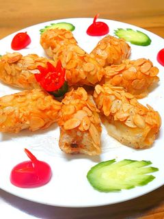 威化香蕉蝦捲 的食譜成品照片