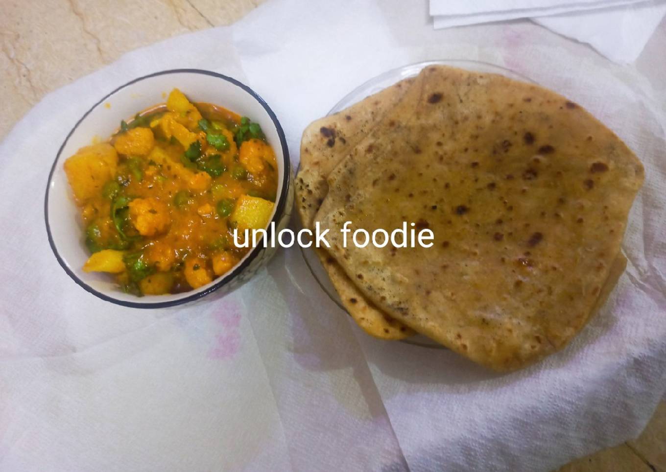 Cauliflower and Aloo ki sabzi