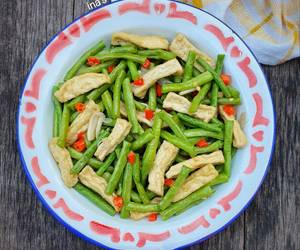 Resep Terbaik Tumis Kacang Panjang Tahu Sedap