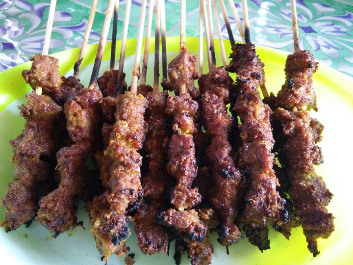 Resep Sate sapi Anti Gagal