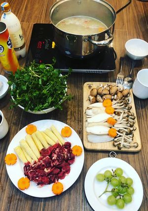 Hình của món Lẩu nấm.