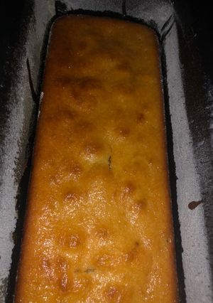 Una foto de Budín de naranja