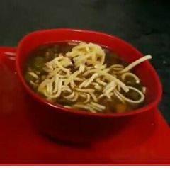 A picture of Manchow soup.