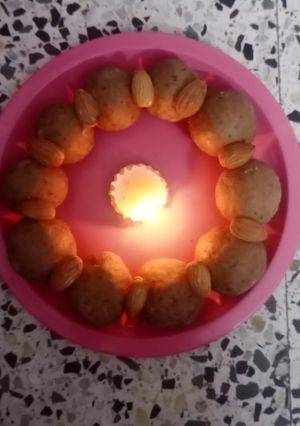 A picture of Atte ke ladoo.
