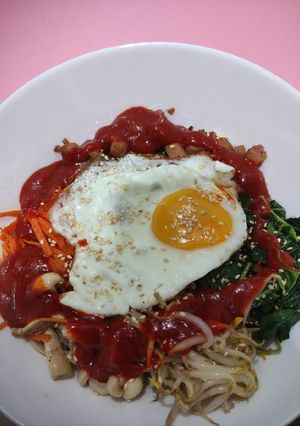 Foto resep Bibimbab MaLing Luncheon Meat