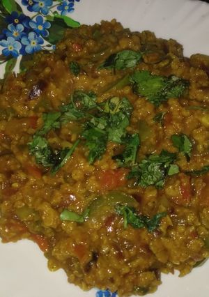 A picture of Masala oats.