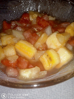 A picture of Fruits salad.