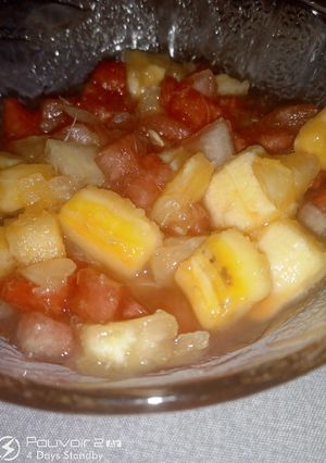 A picture of Fruits salad.