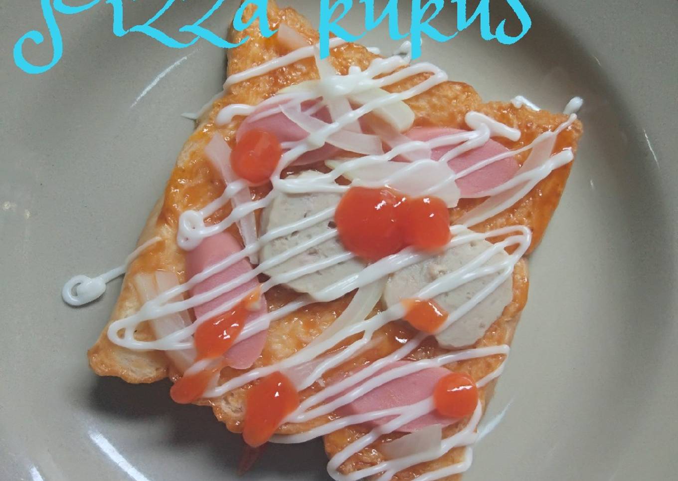 Pizza kukus roti tawar