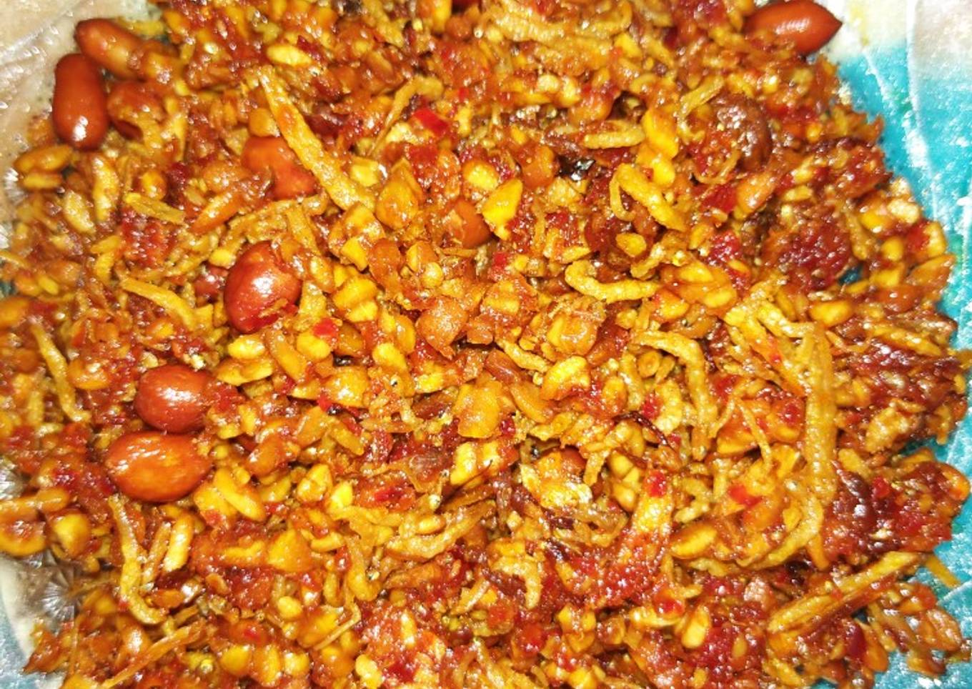 Kering Tempe Teri Kacang Balado