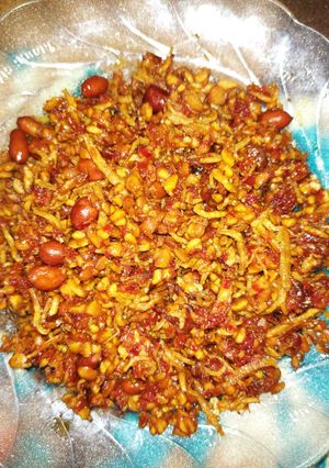 Foto resep Kering Tempe Teri Kacang Balado