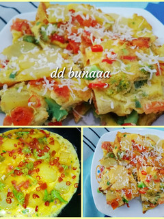 Foto resep Omelette Brokoli Kentang (Sarapan Pagi)
