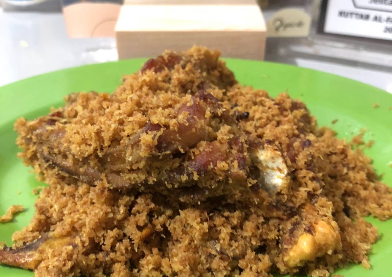 Srundeng Kelapa Ayam Kampung