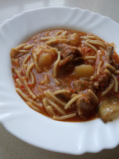 Una foto de Fideos a la cazuela